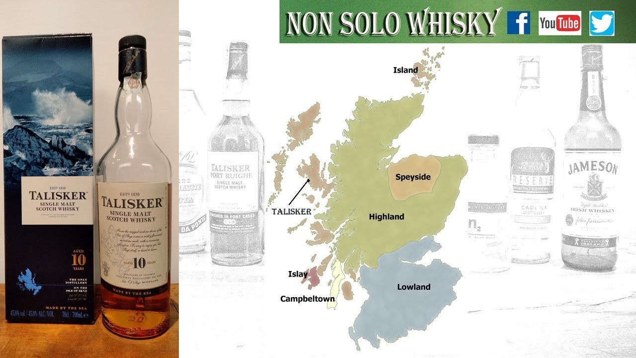 Talisker 10 yo Islands Single malt scotch whisky 45,8%