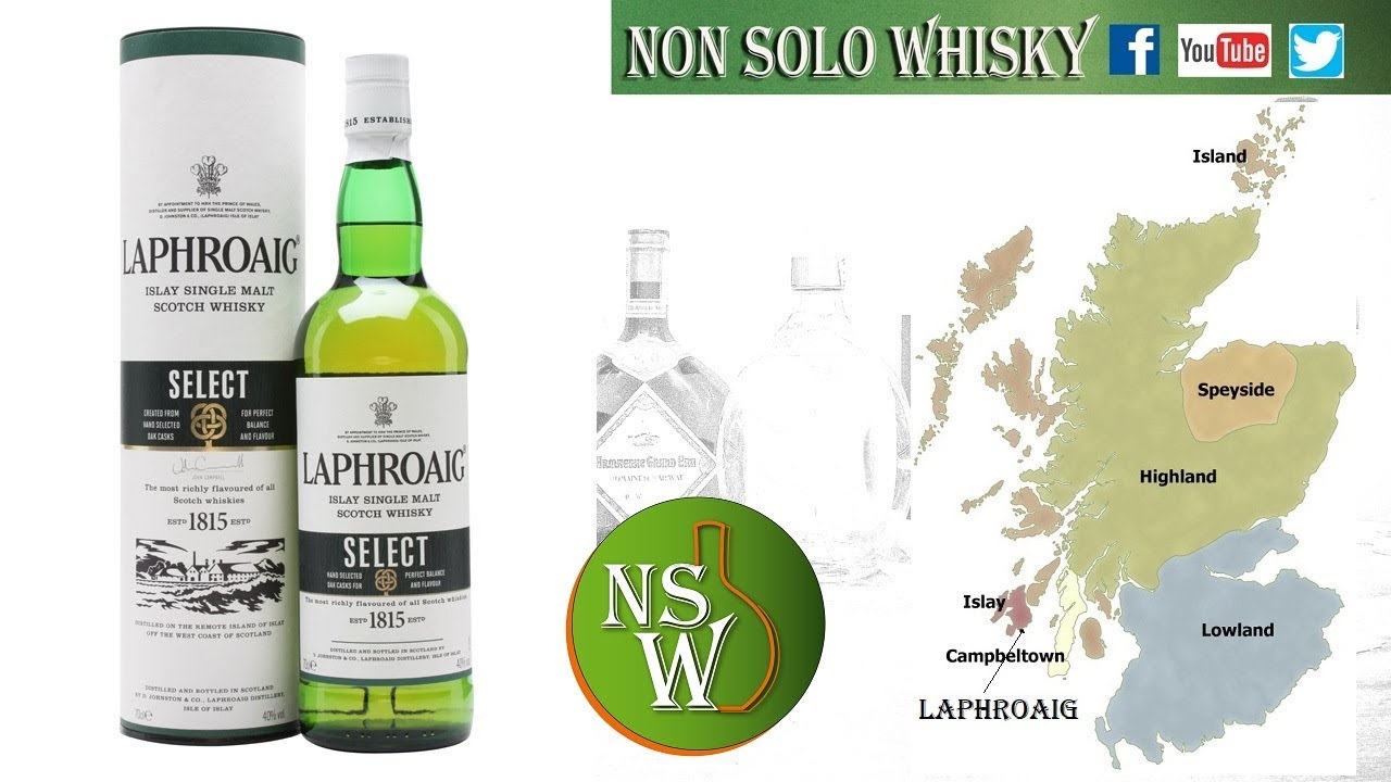 Laphroaig Select Islay Single malt scotch whisky 40%