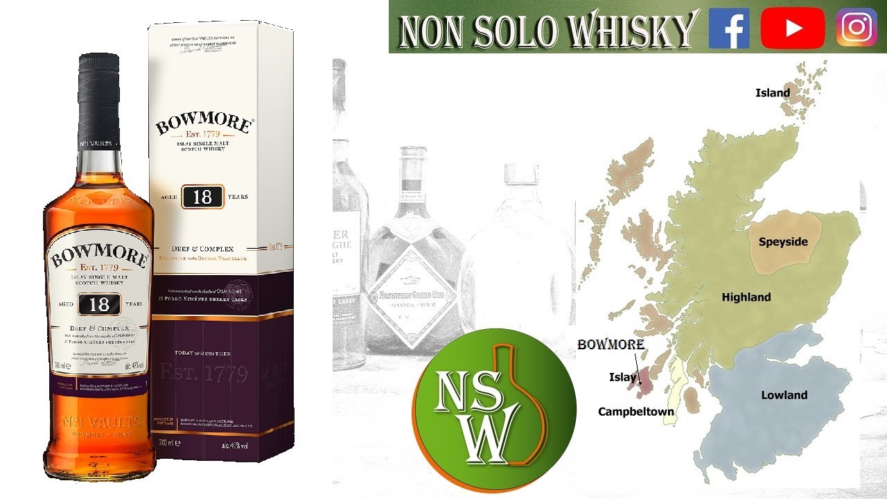 Bowmore 18 yo Deep & Complex 43% Islay Single malt scotch whisky